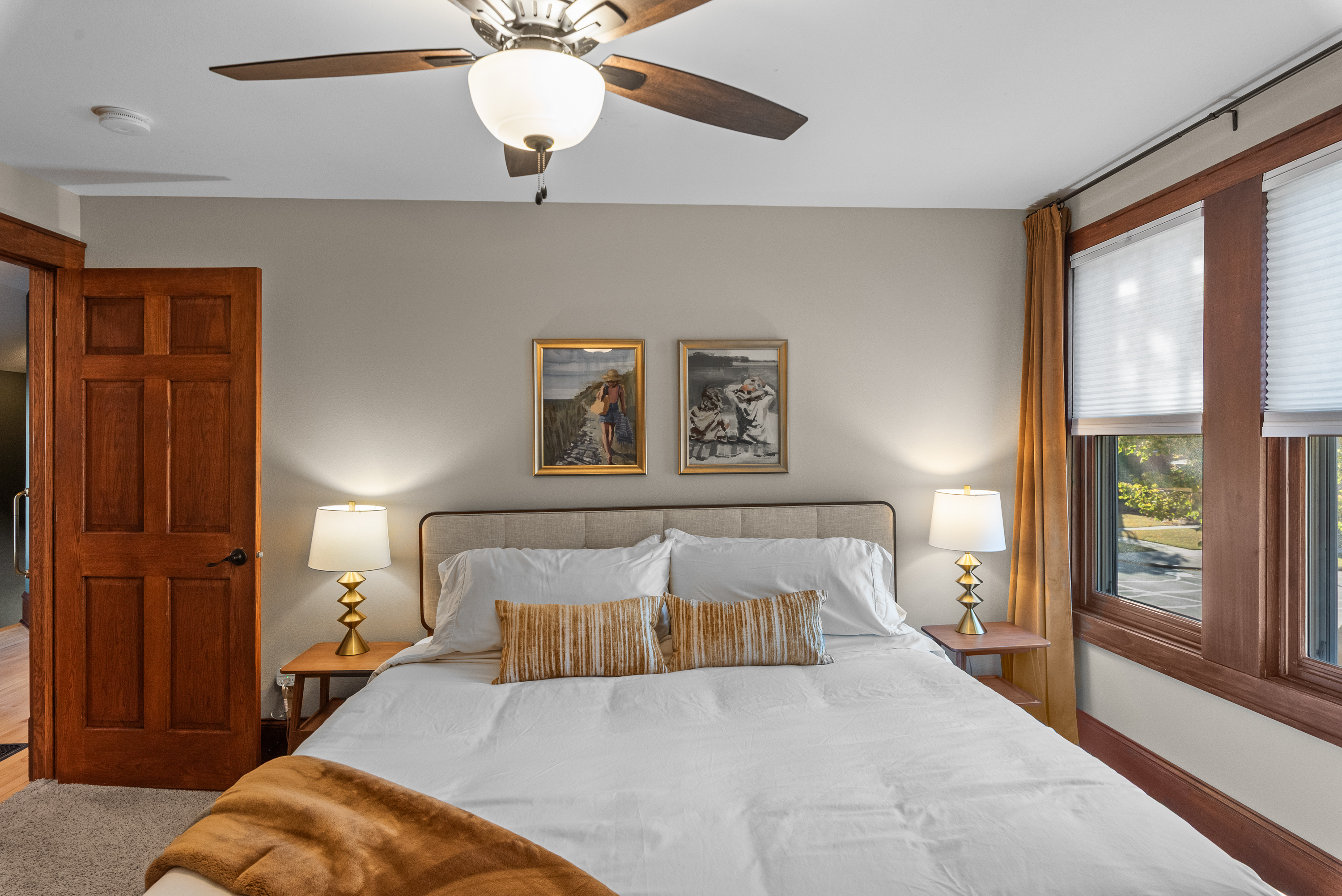 Room to stretch out in a king bed!