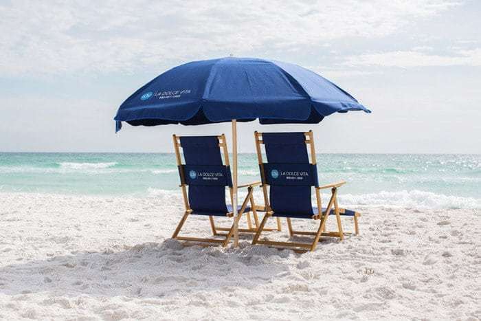 We Provide 2 Chairs & Umbrella