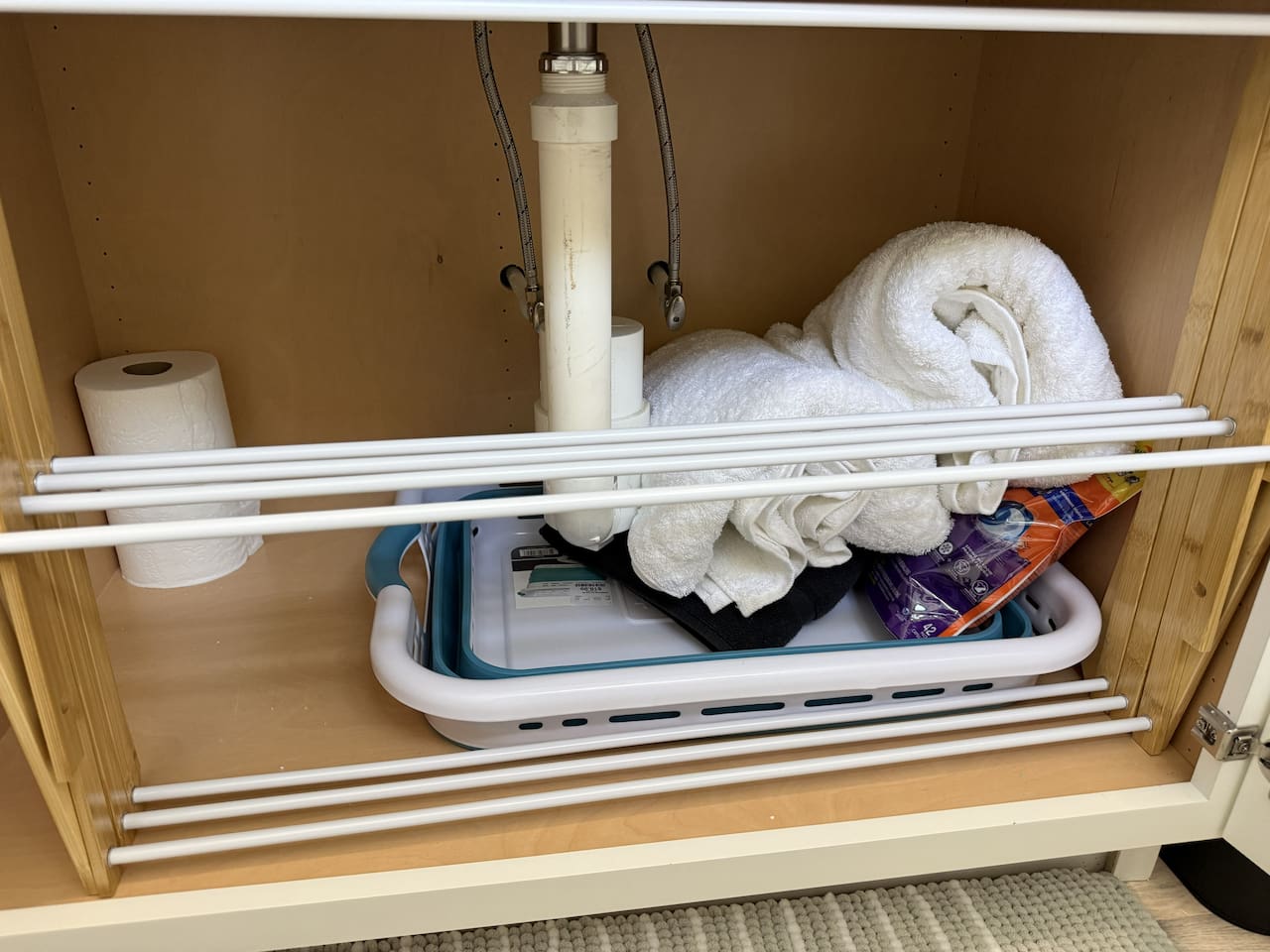 Laundry supplies & extra towels