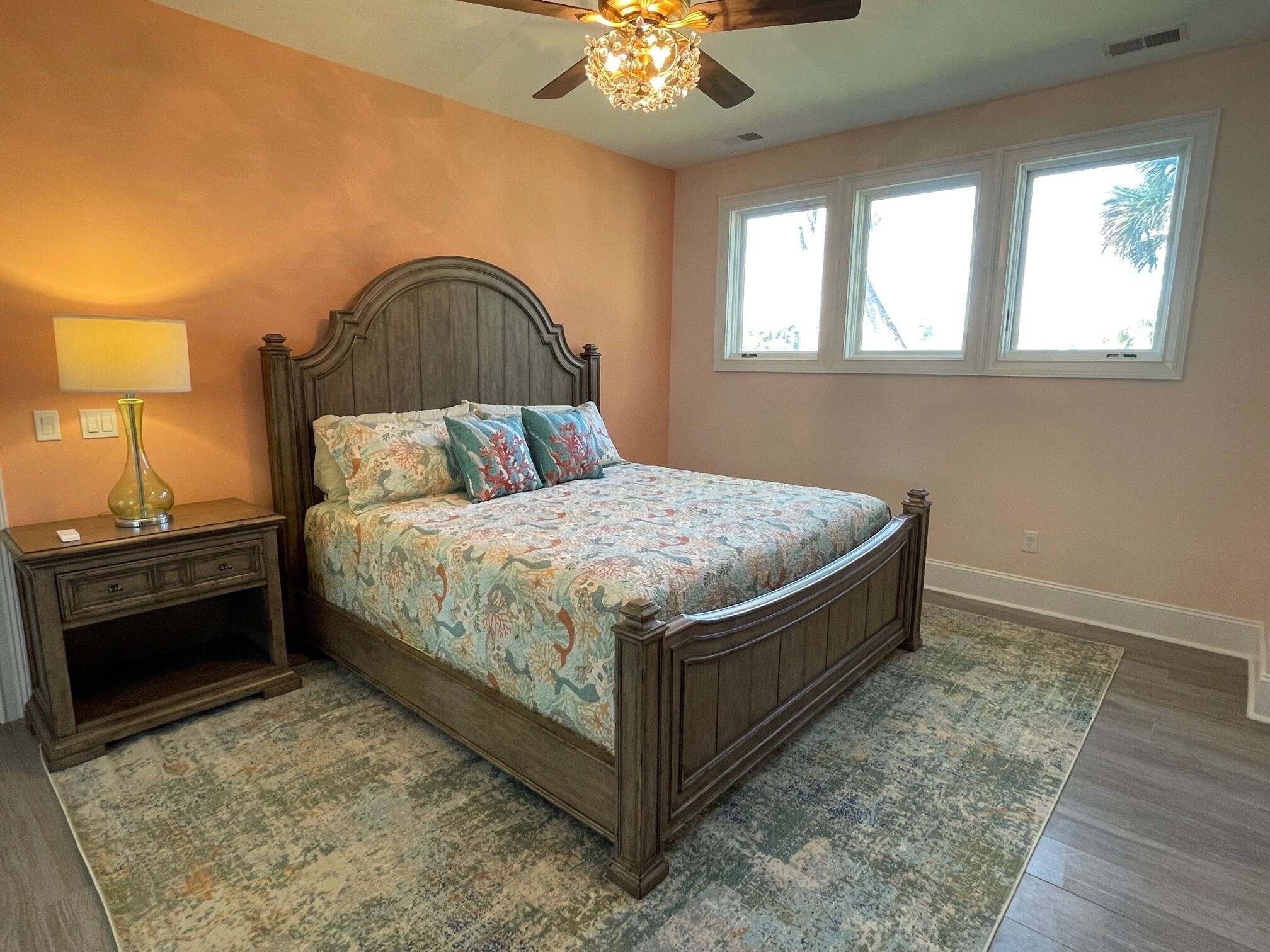 Cozy up in “Mermaid Kisses" Bedroom  on the 2nd floor with private ensuite bath