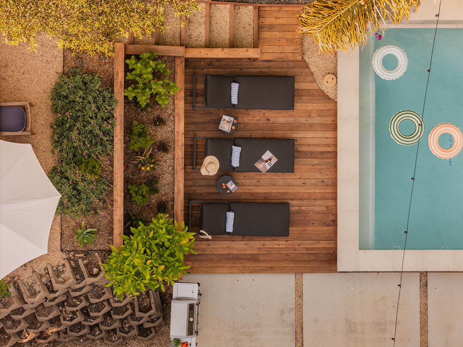 Pool Oasis, Spa, Outdoor Shower