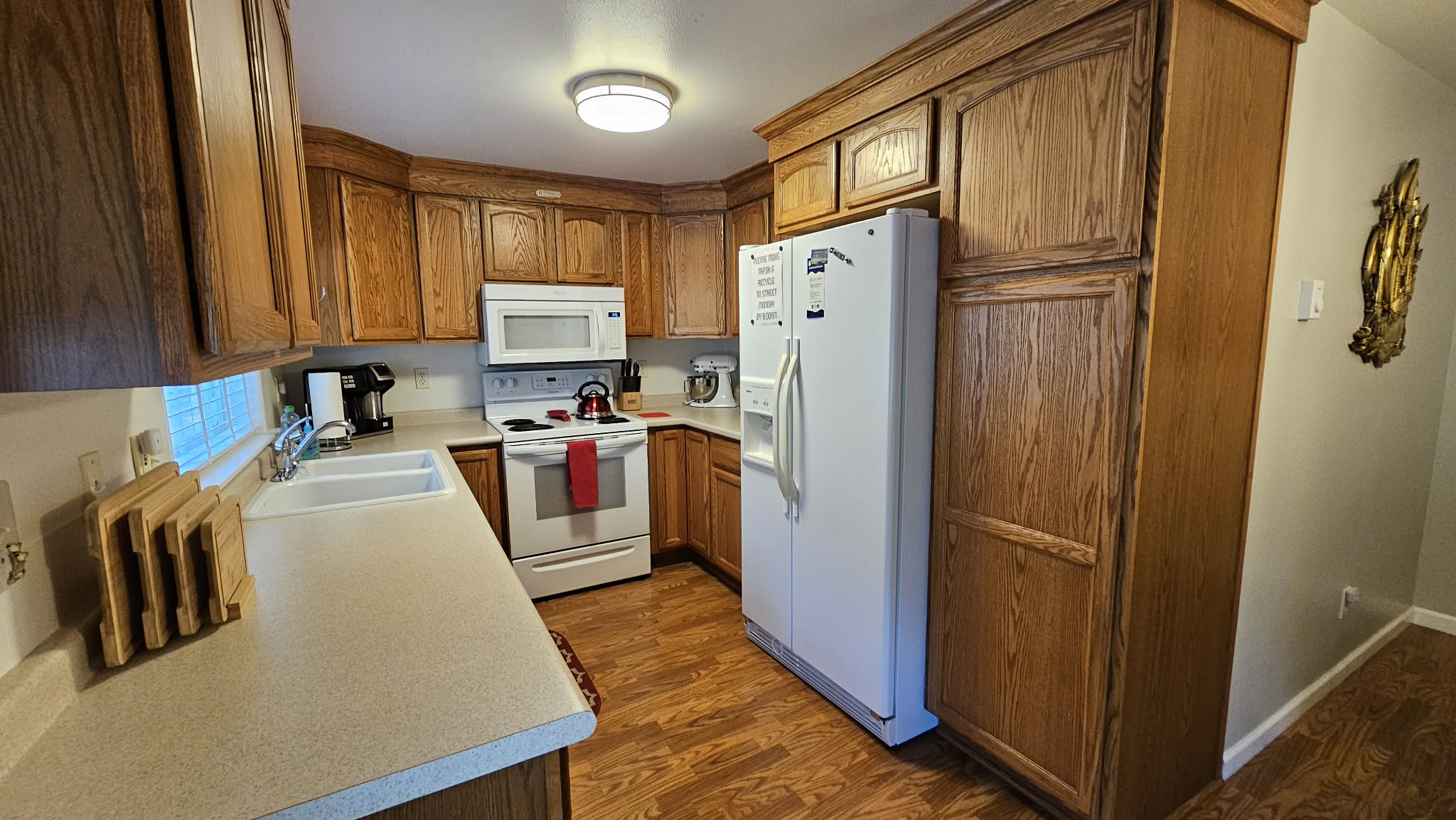 Kitchen with stand mixer and all the appliances you might need