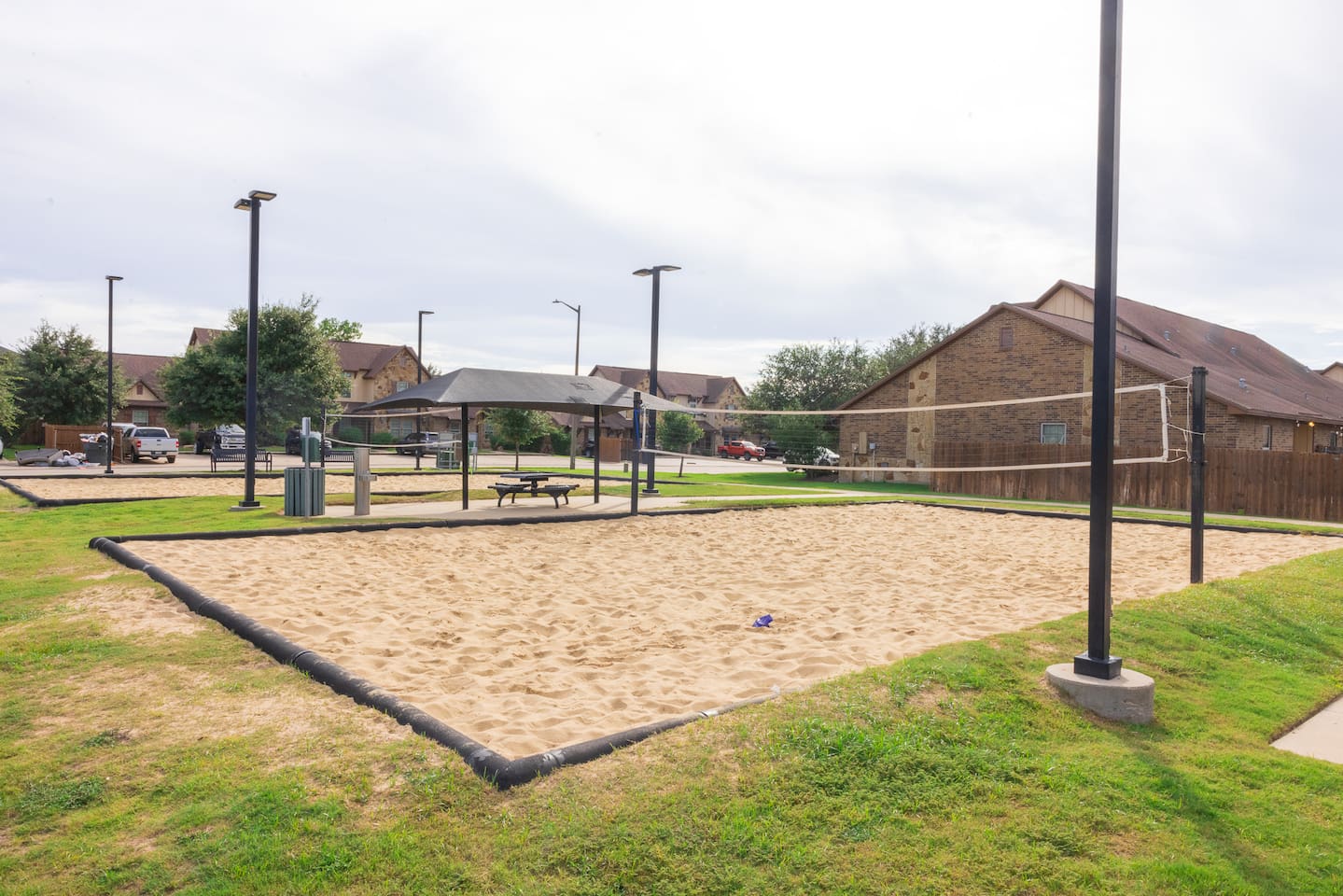 Volleyball right across the way