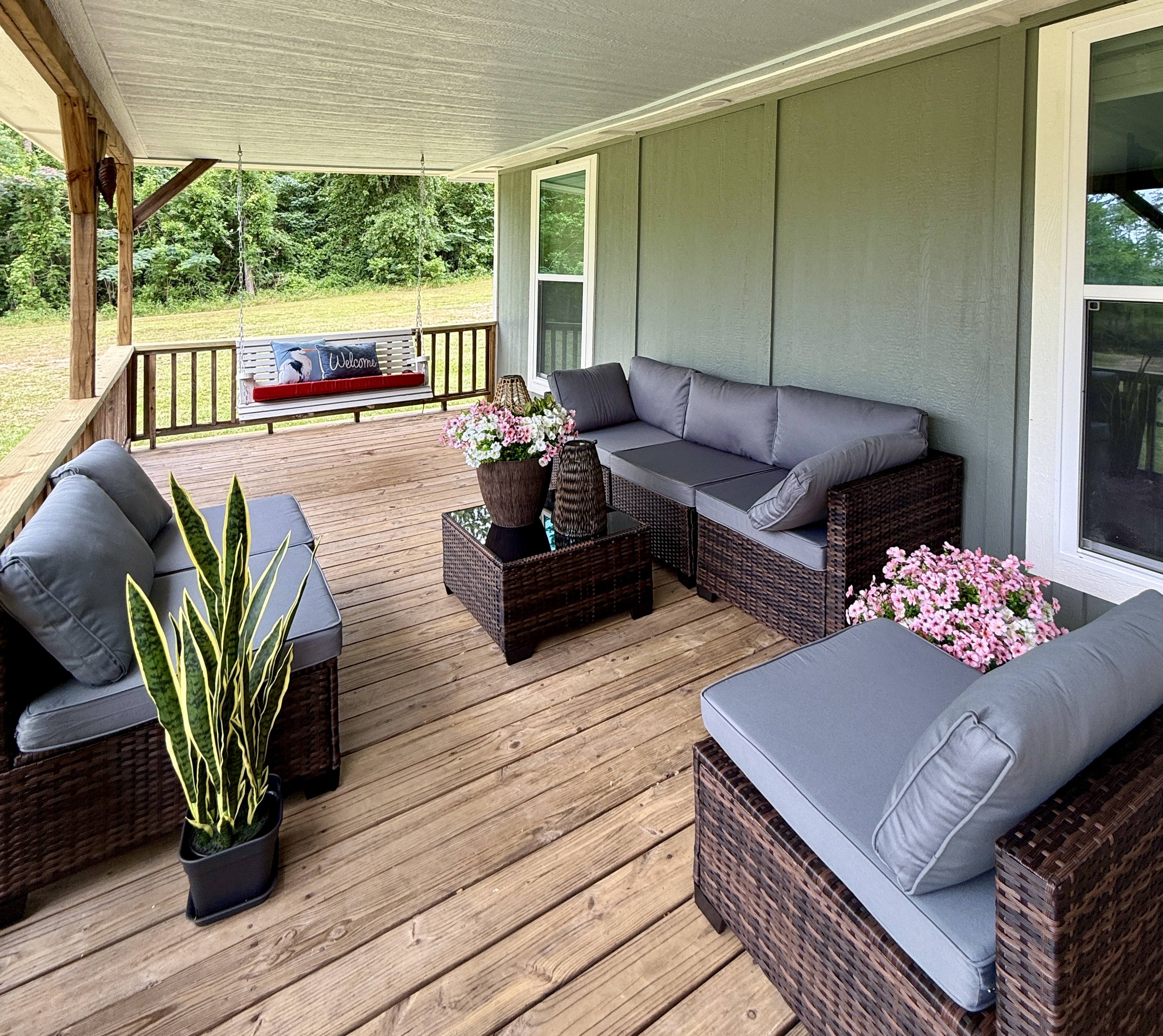Settle in for a relaxing time on the porch!
