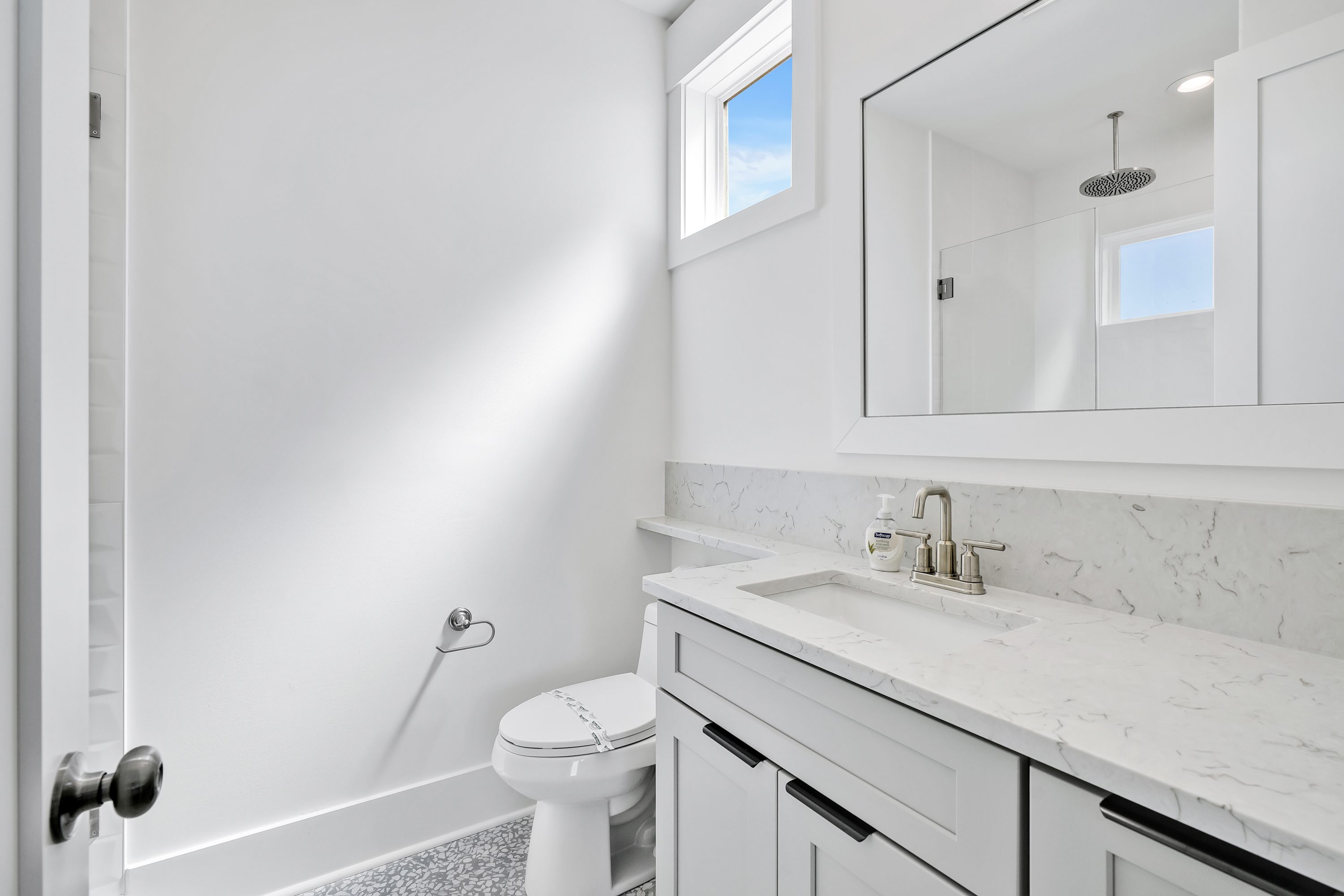 Natural light and plenty of countertop space