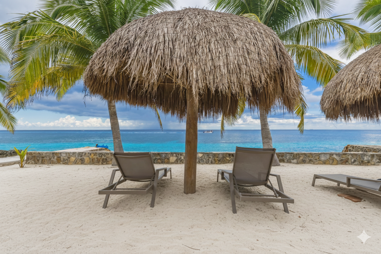Private Beach Palapa