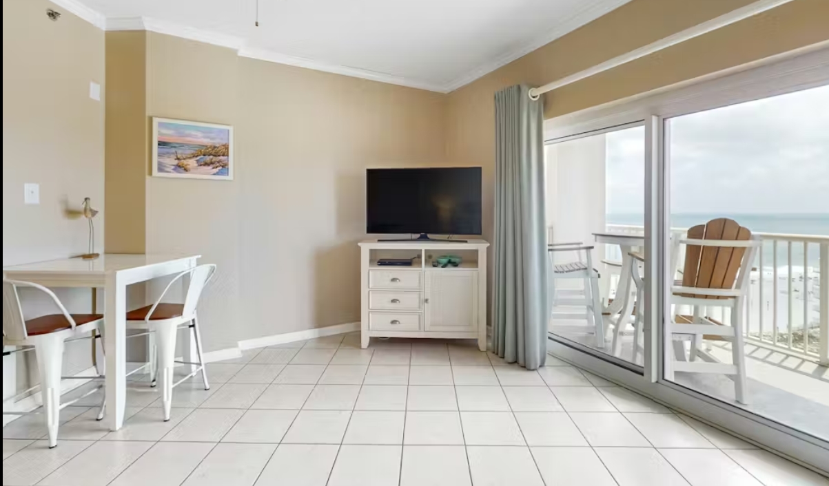 TV with a gorgeous view!