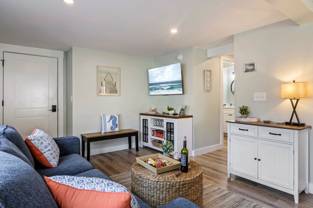 Relax and unwind in this bright, comfortable living room.