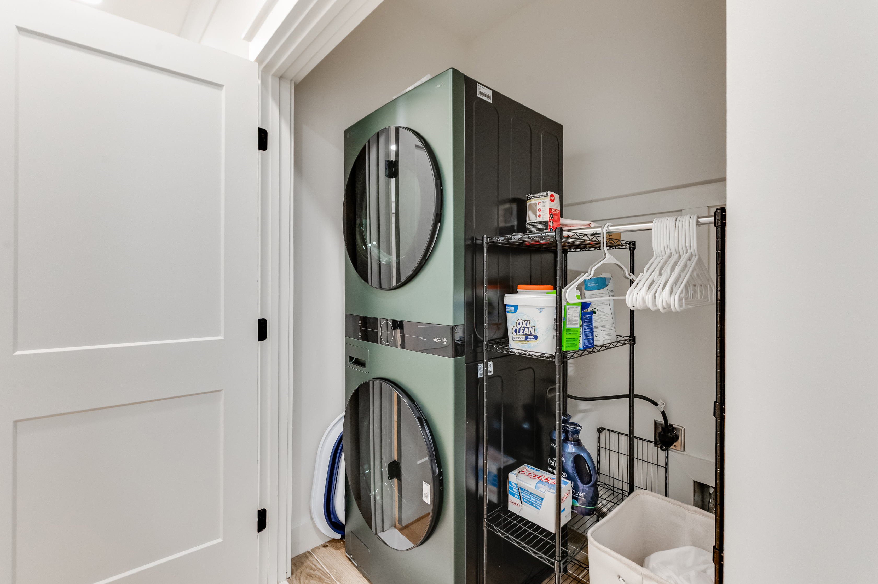 Laundry Room: Located on the second level of the home