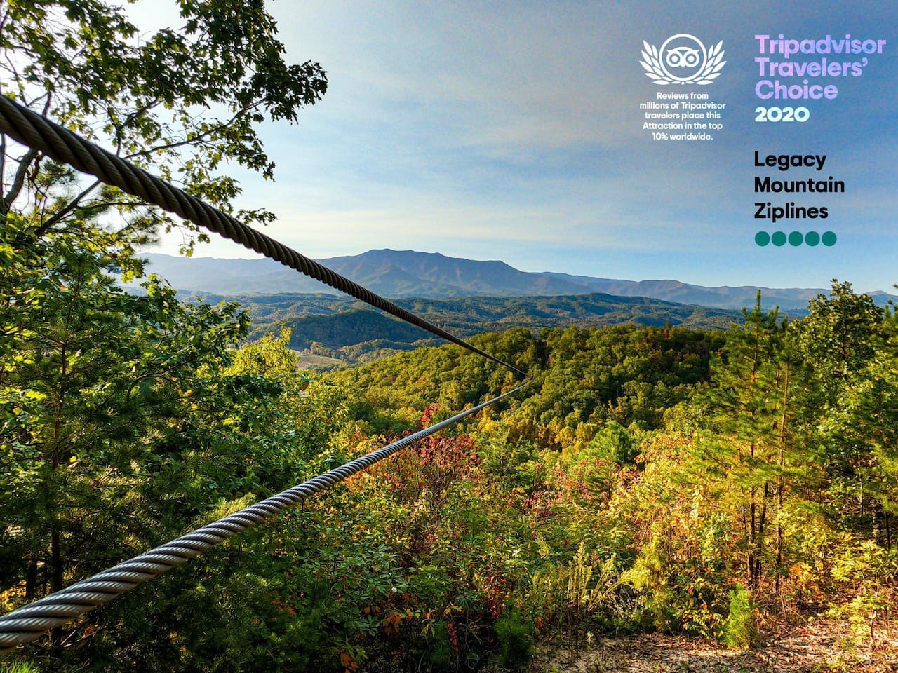 Legacy Mountain Ziplines: Voted best Zipline attraction in 2020, and located just moments from our front door!