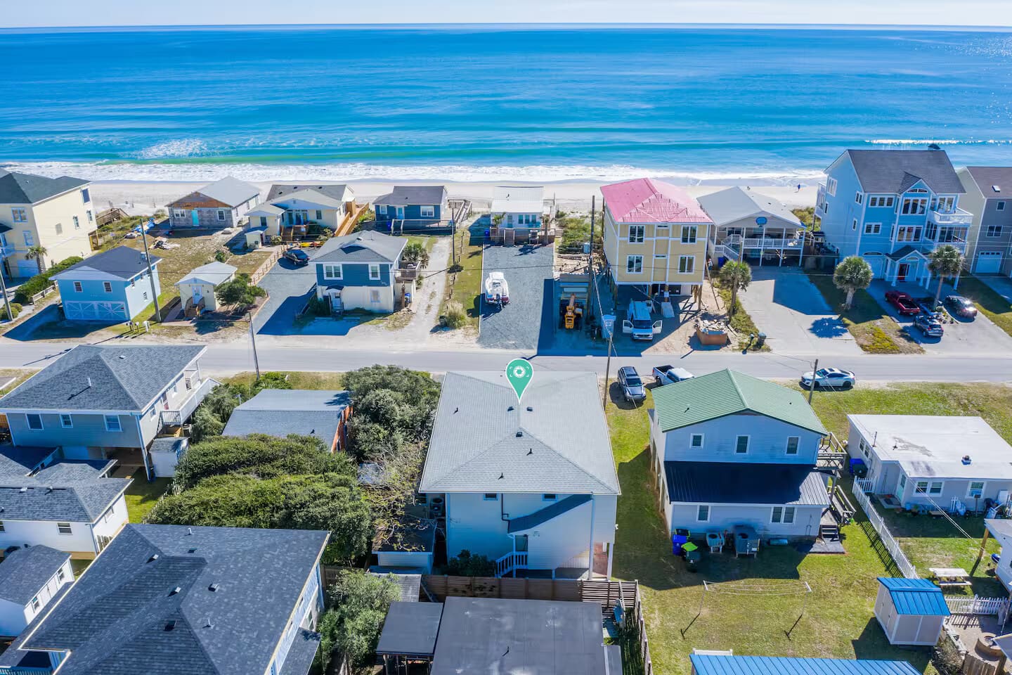 Minues to beach access