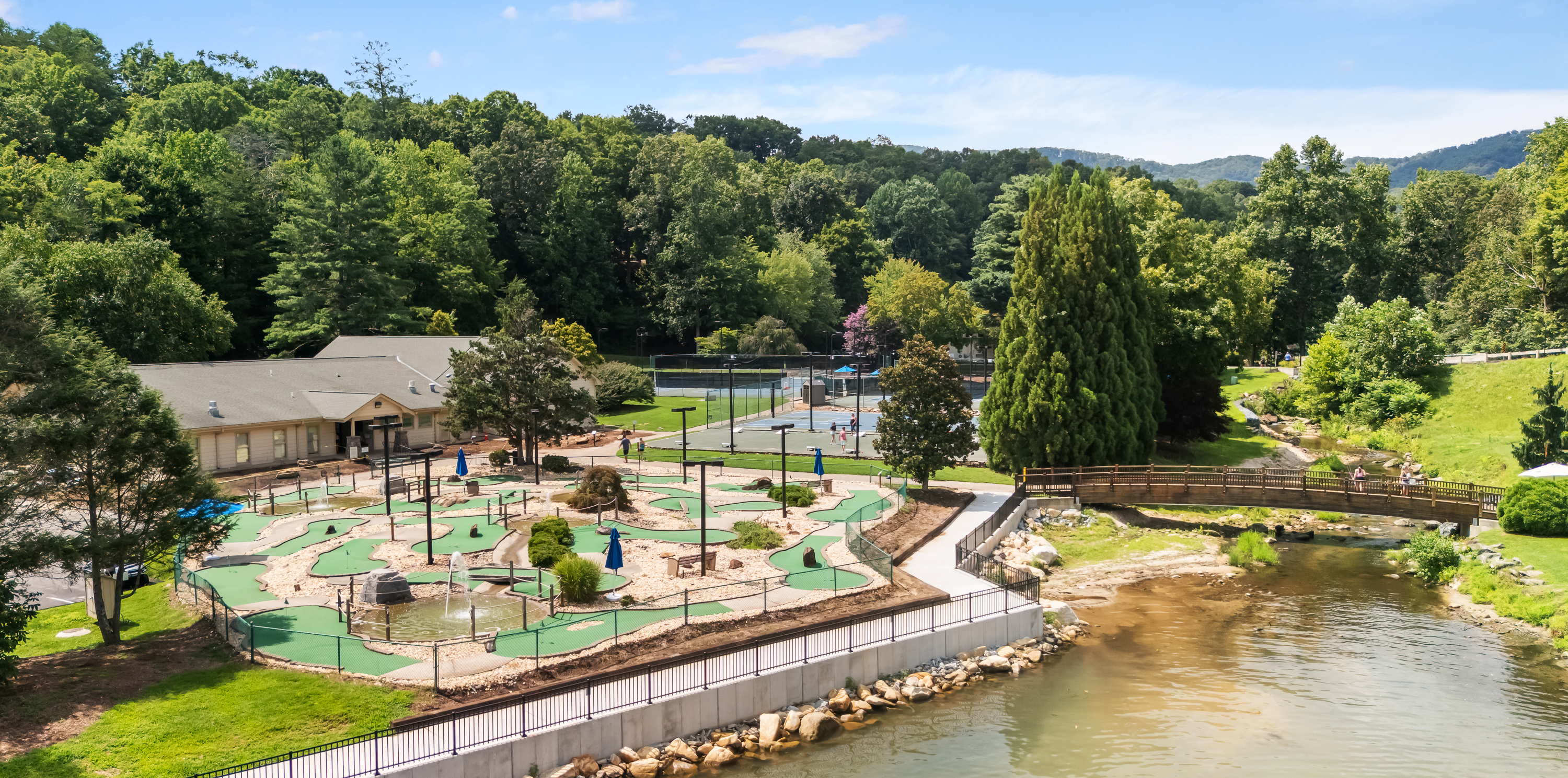 Play a game of mini golf. 