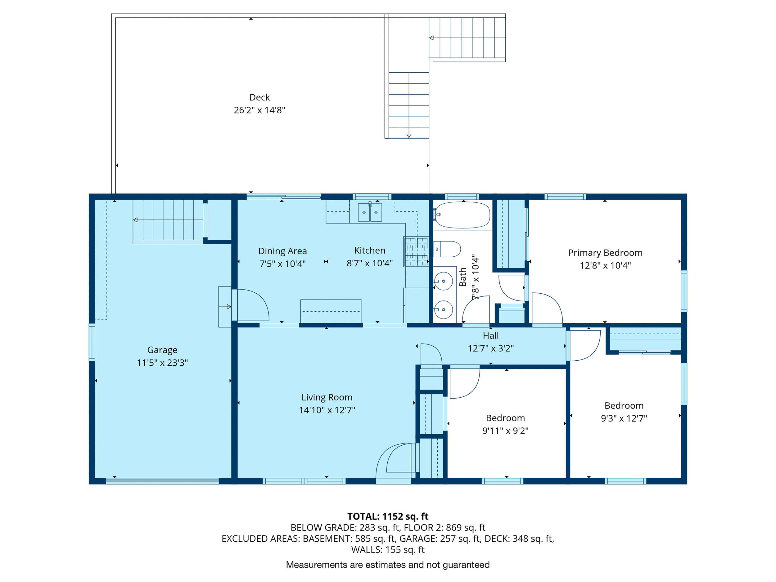 Main floor layout showing room arrangement and easy flow throughout the home.