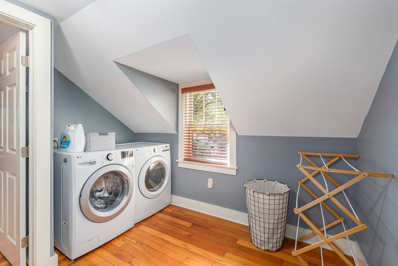 Laundry machines are available for guest use, with laundry detergent provided.