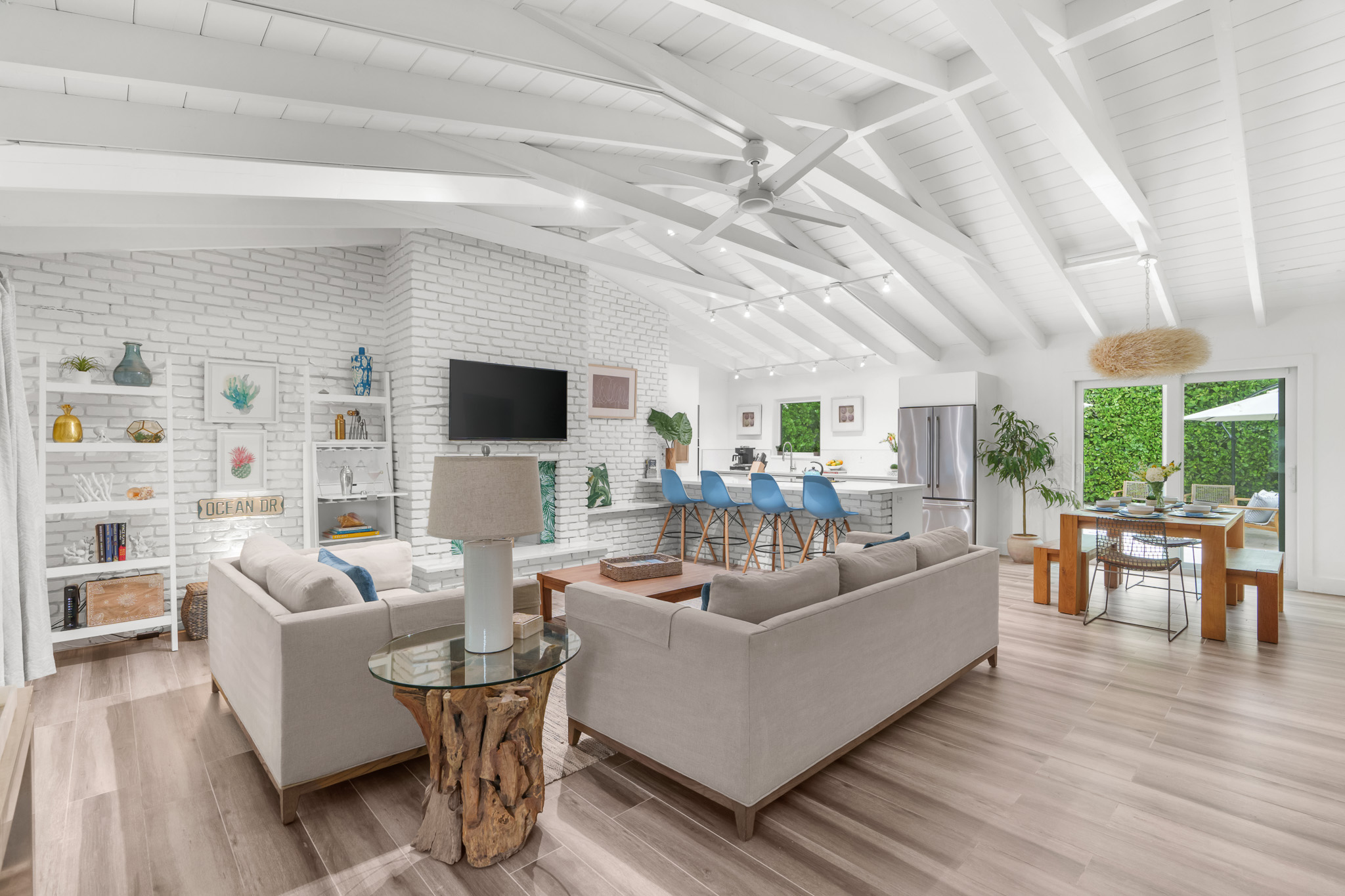 Spacious and cozy, open living space