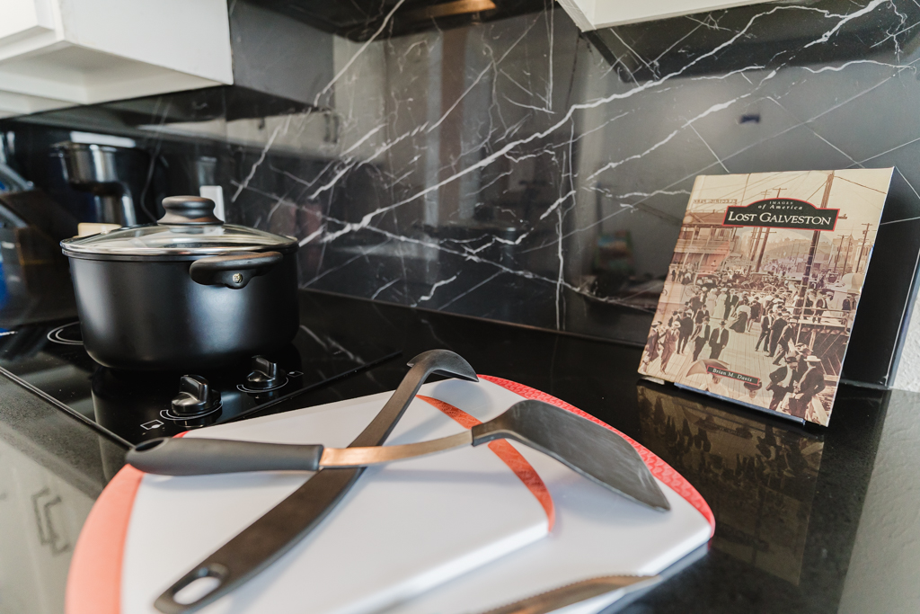 Even enough prep space for your sous chef