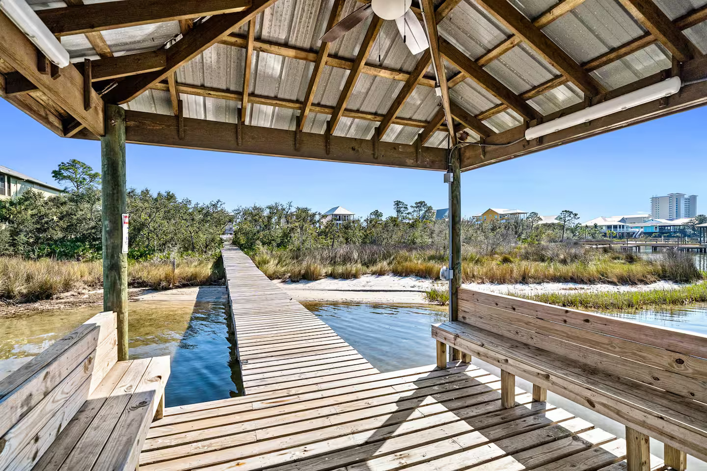 Gazebo on Fishing Pier