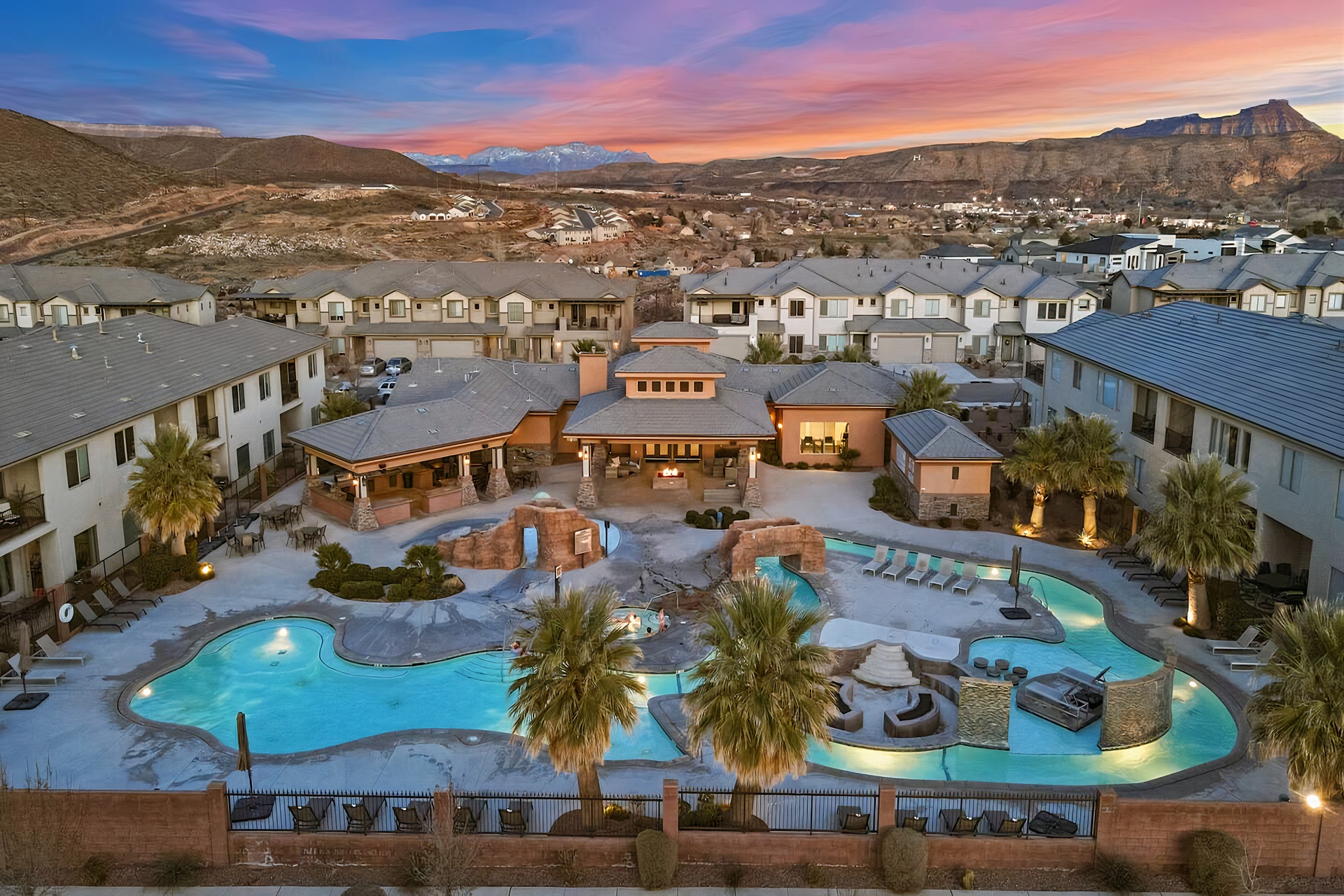 Resort-style community pool