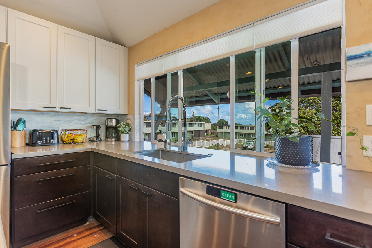 Kitchen is fully equipped for meals cooked at home