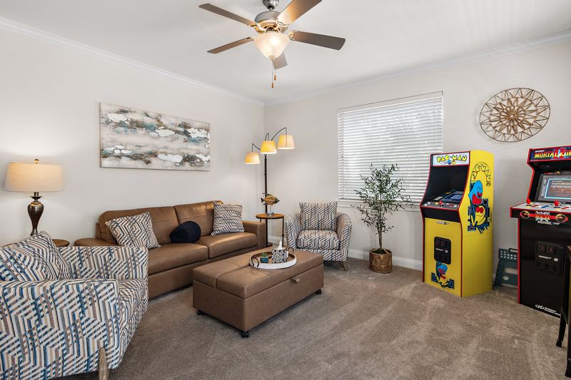 Cozy second floor living room.