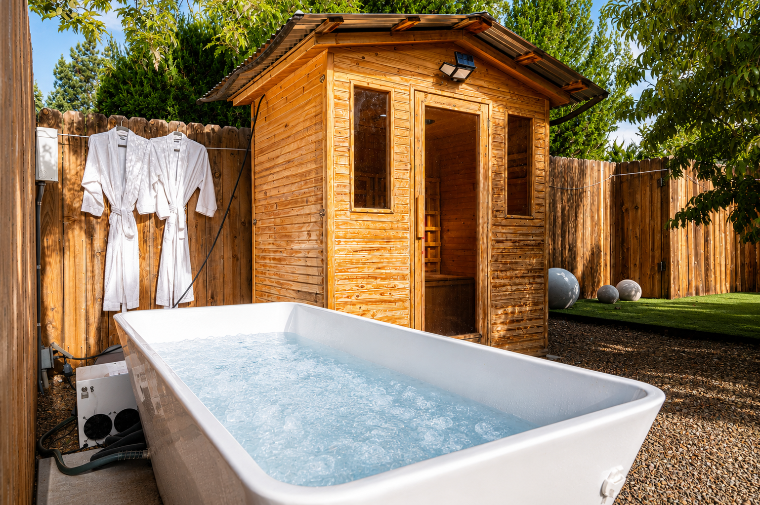 {Amenities} Soft spa robes are provided in every room, so you can slip into full relaxation mode while enjoying every amenity.