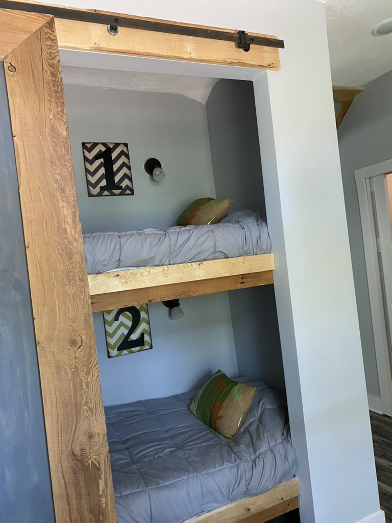 Twin Bunkbeds at the Top of the Landing