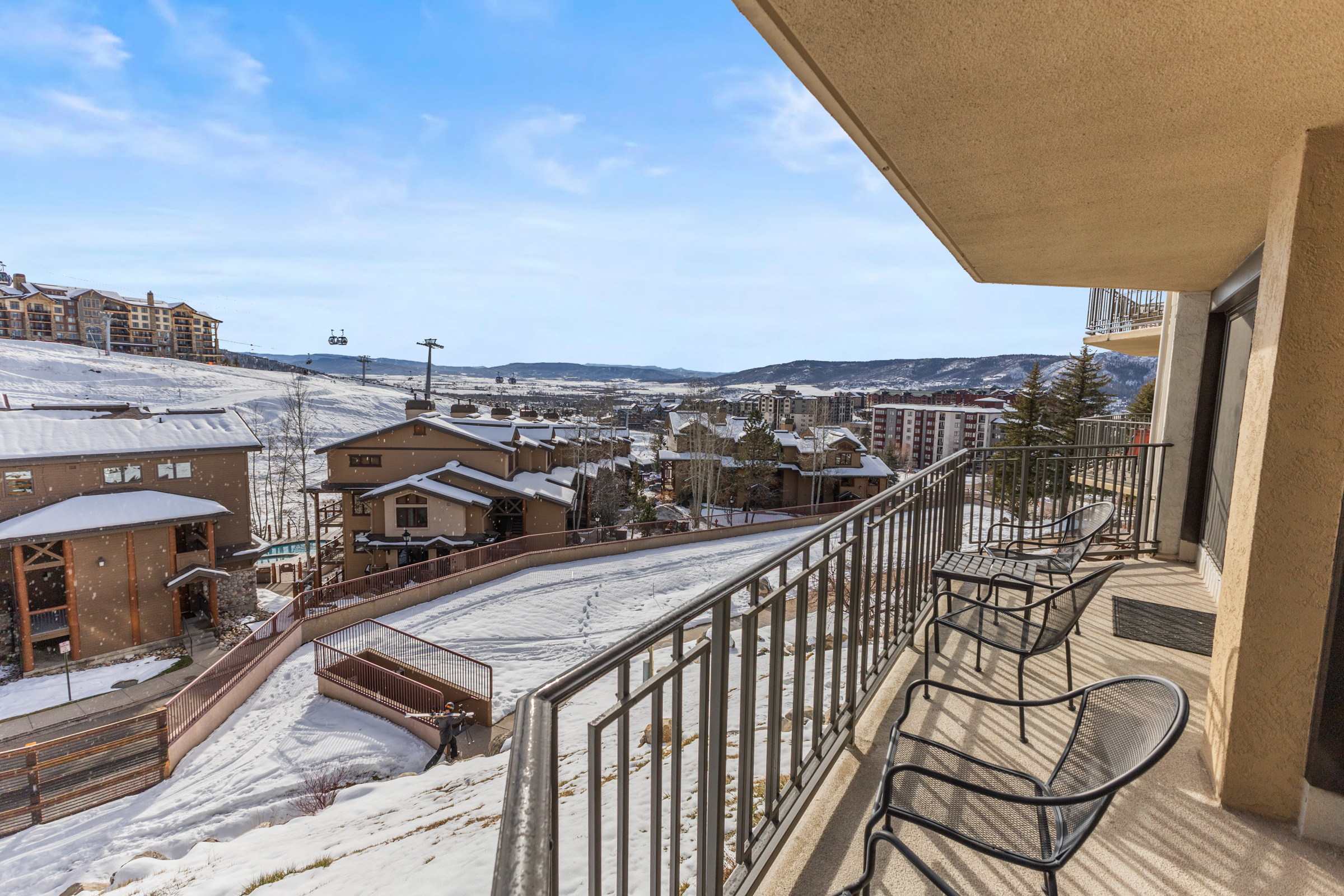 Overlooking View from the Balcony