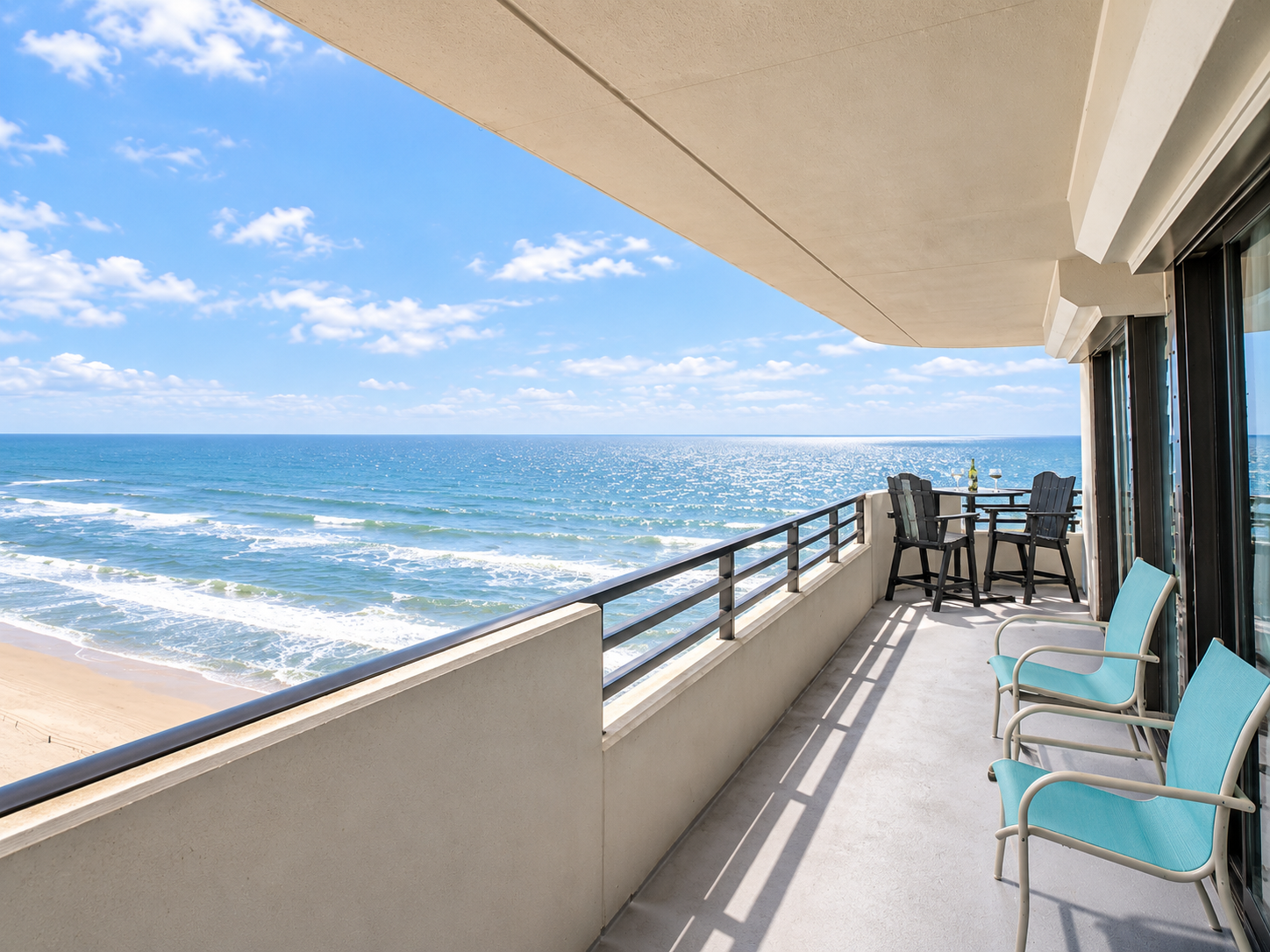 Side balcony facing North East