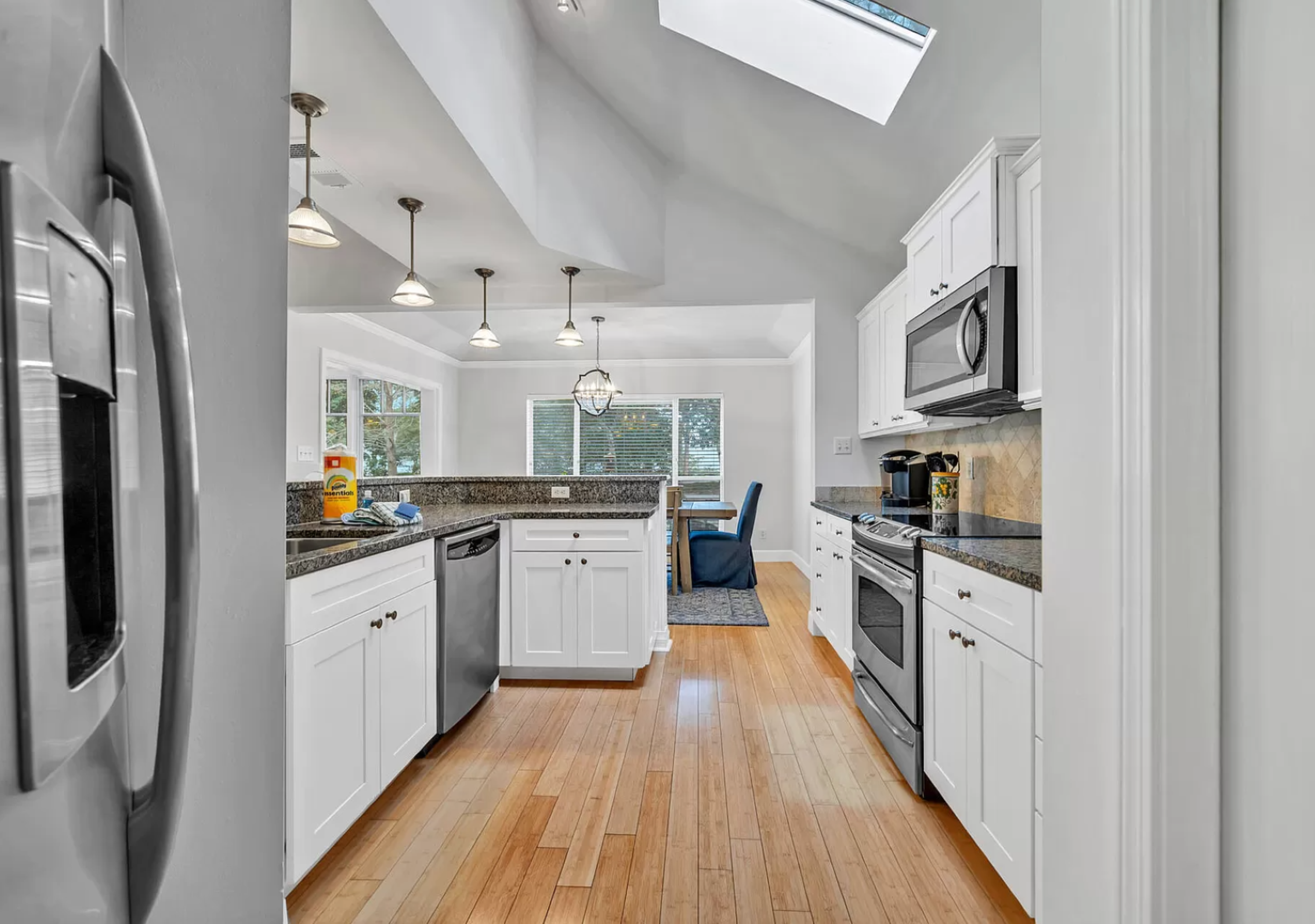 Whip up your favorite meals quickly in our fully-equipped, spacious kitchen.