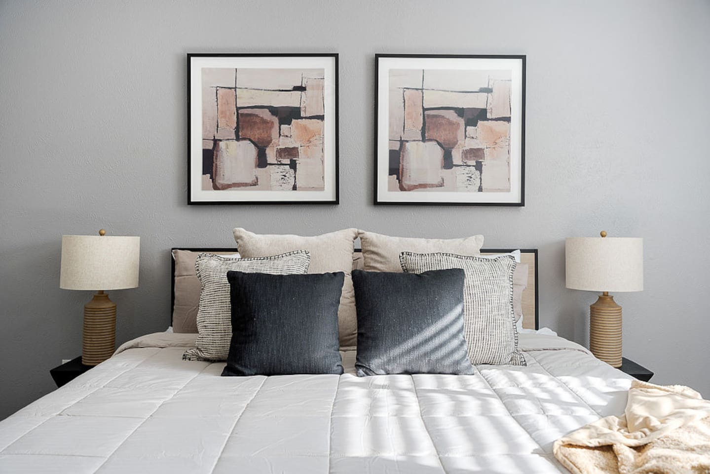 Find refreshment in the master bedroom with a king-sized bed and a private, attached bathroom for your ultimate comfort
