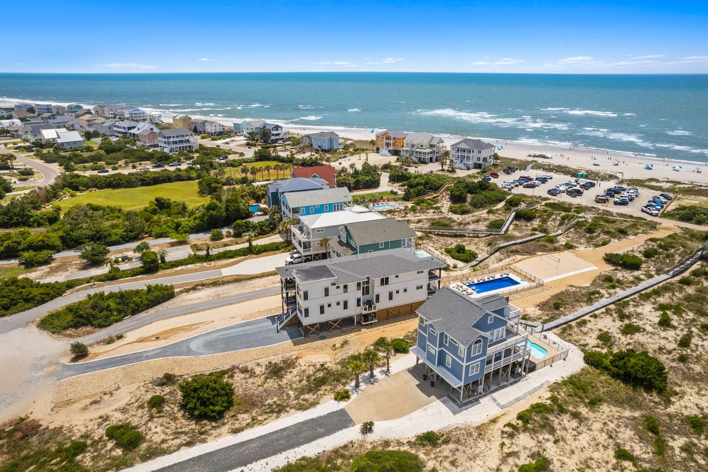 Getting to the beach is easy. Simply follow the path behind Zen to the nearby public beach access point and enjoy a short walk to the sand and surf.