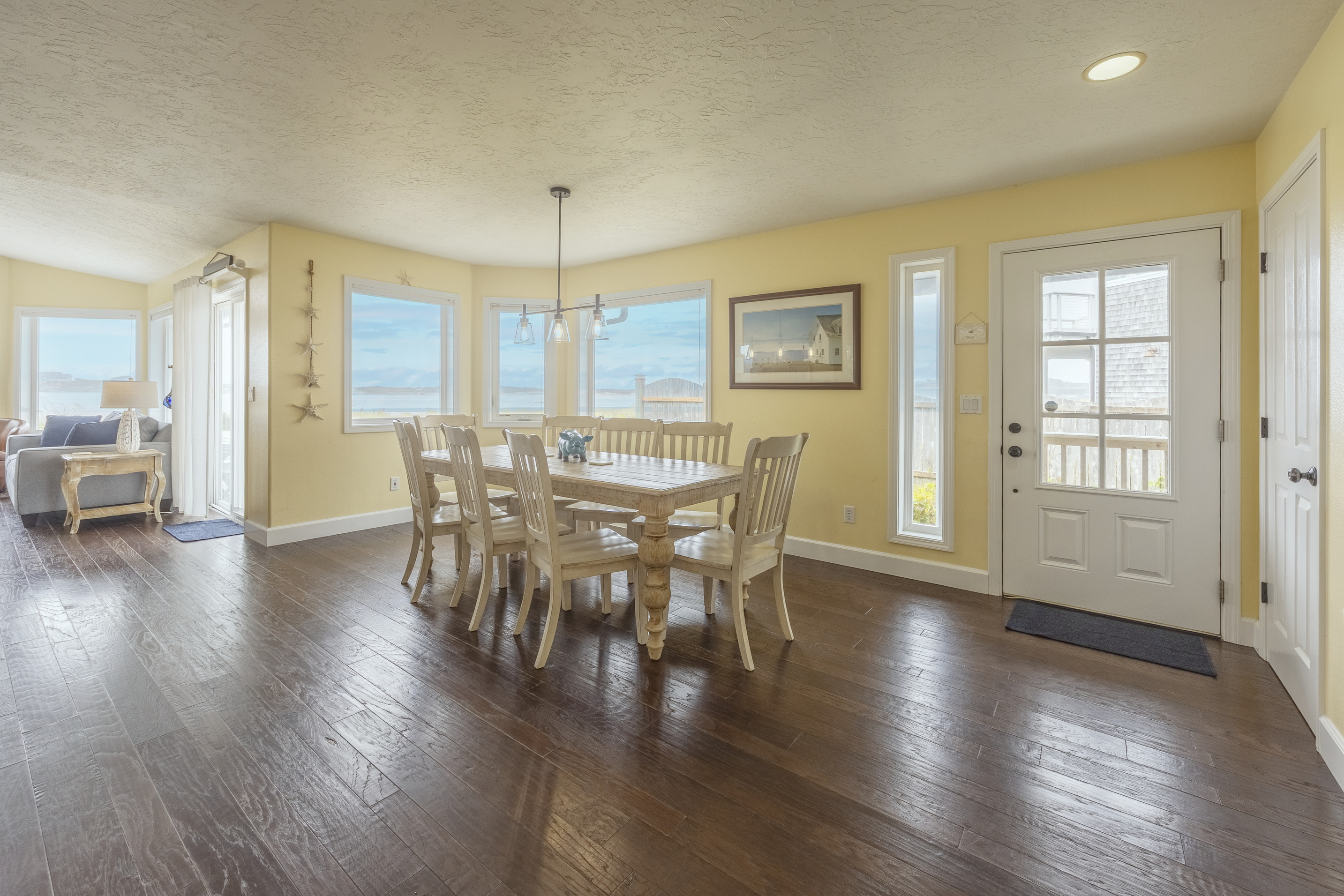 Spacious dining table perfect for family meals and memories