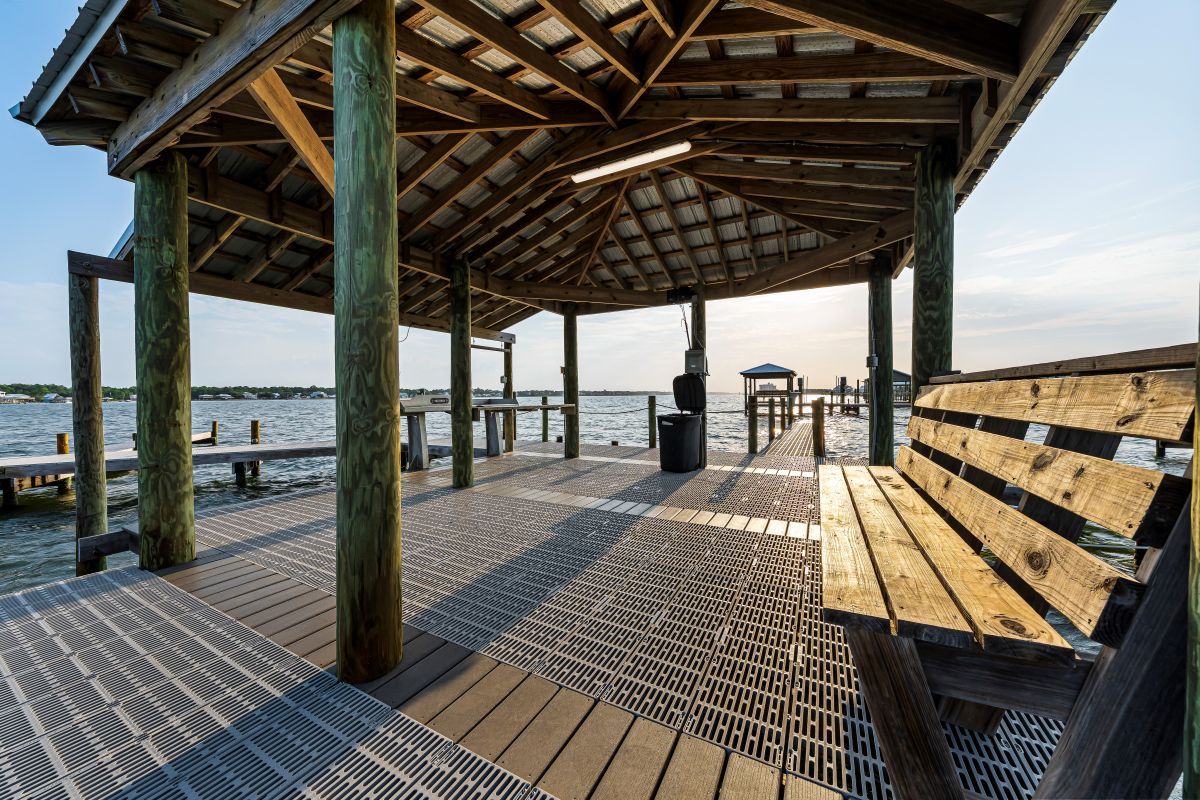Gazebo on Fishing Pier