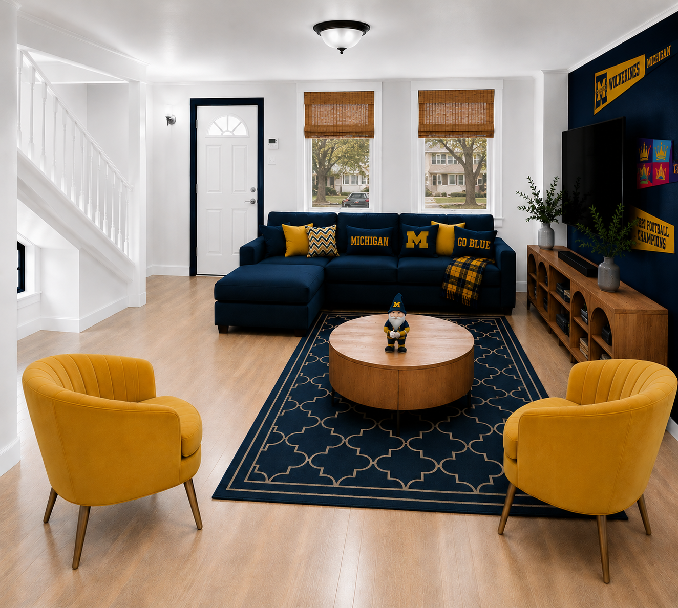 PHOTOS ARE AI RENDERINGS OF FUTURE FURNISHINGS - HOME CURRENTLY UNDER RENOVATION 