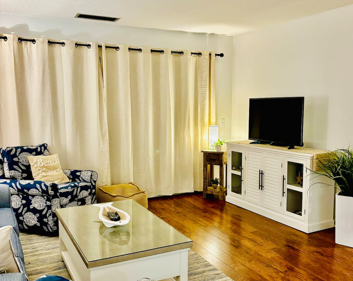 Living room with Smart TV