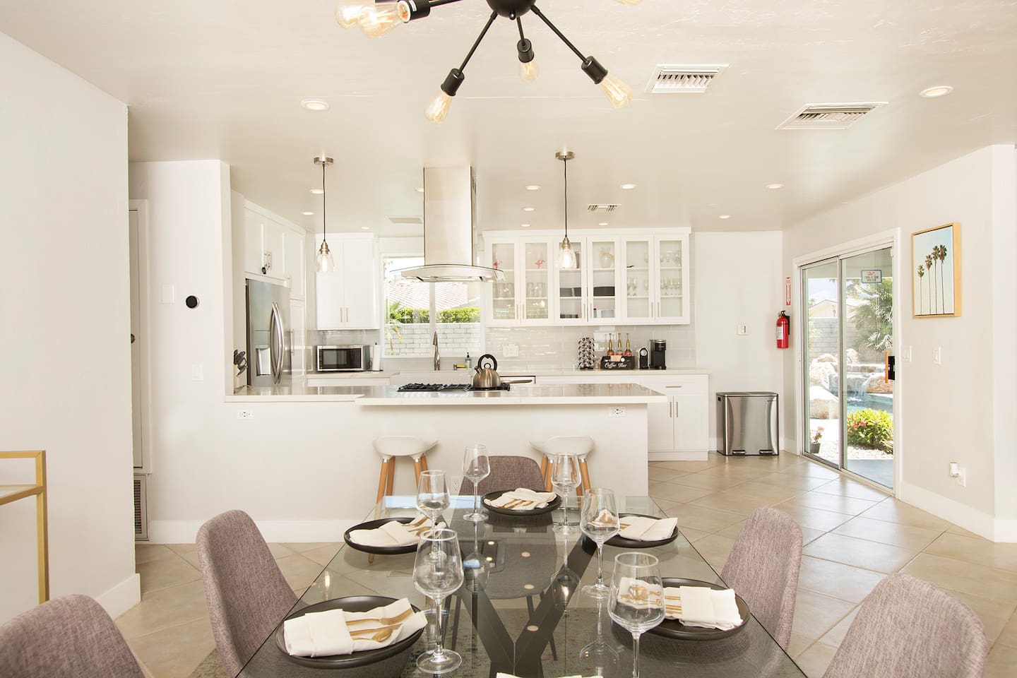 State of the art kitchen with separate dining area! 