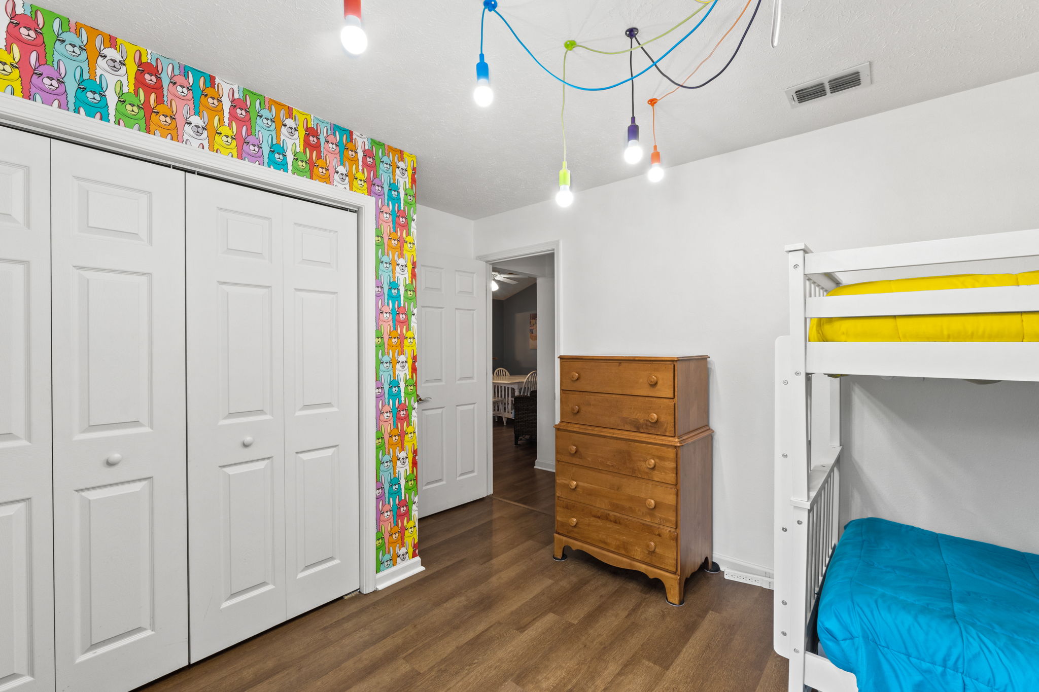 Bedroom 3 with 1 Twin Bunk Bed and 1 Twin over Full Bunk Bed