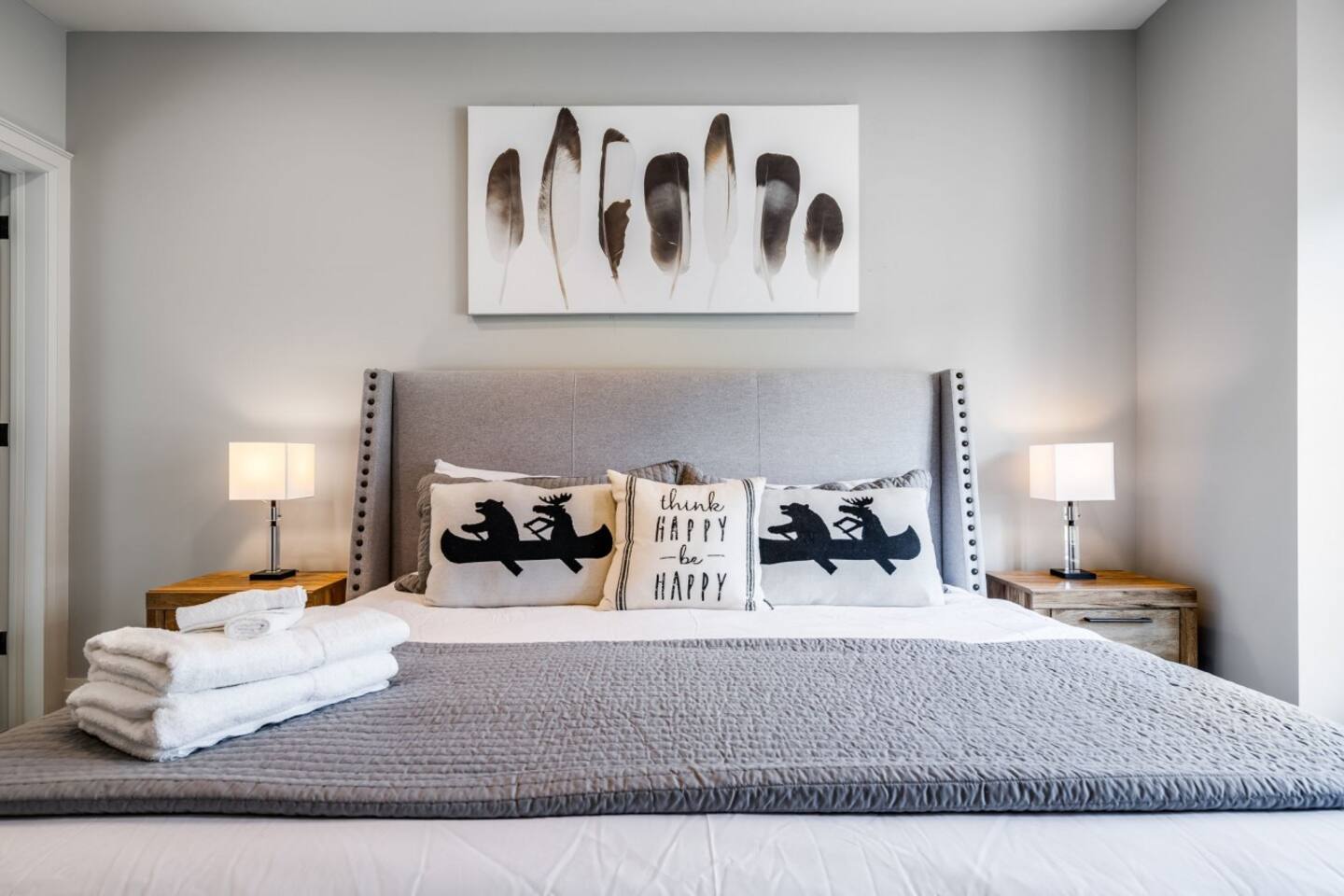 A serene king retreat with ensuite designed for slow mornings and restful nights.