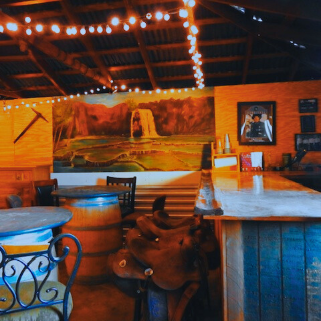 Saddle up partner! Mosey on down the saloon and seat yourself atop our horse saddle barstools for a good time.