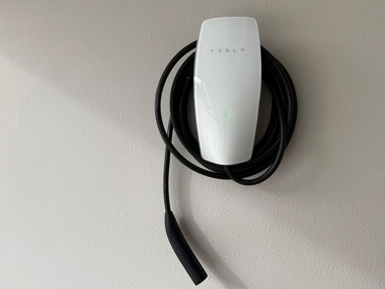 Tesla wall charger for easy, convenient charging