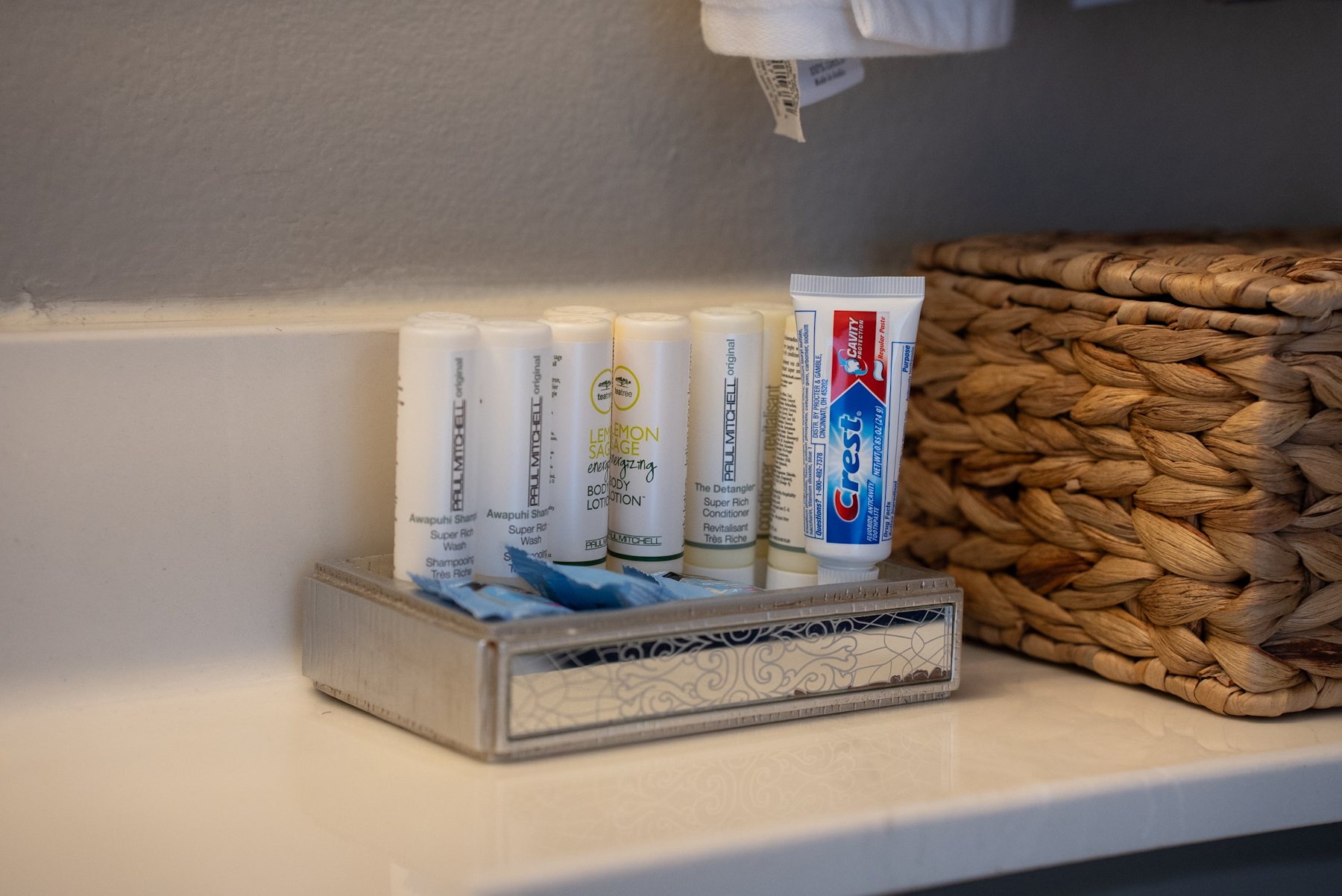 Toiletries may vary but they are provided