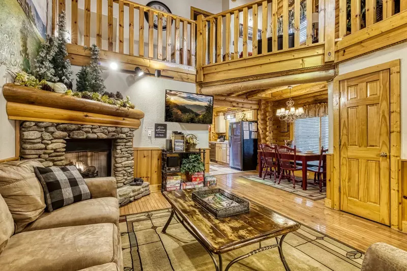 Living Room with sleeper sofa.