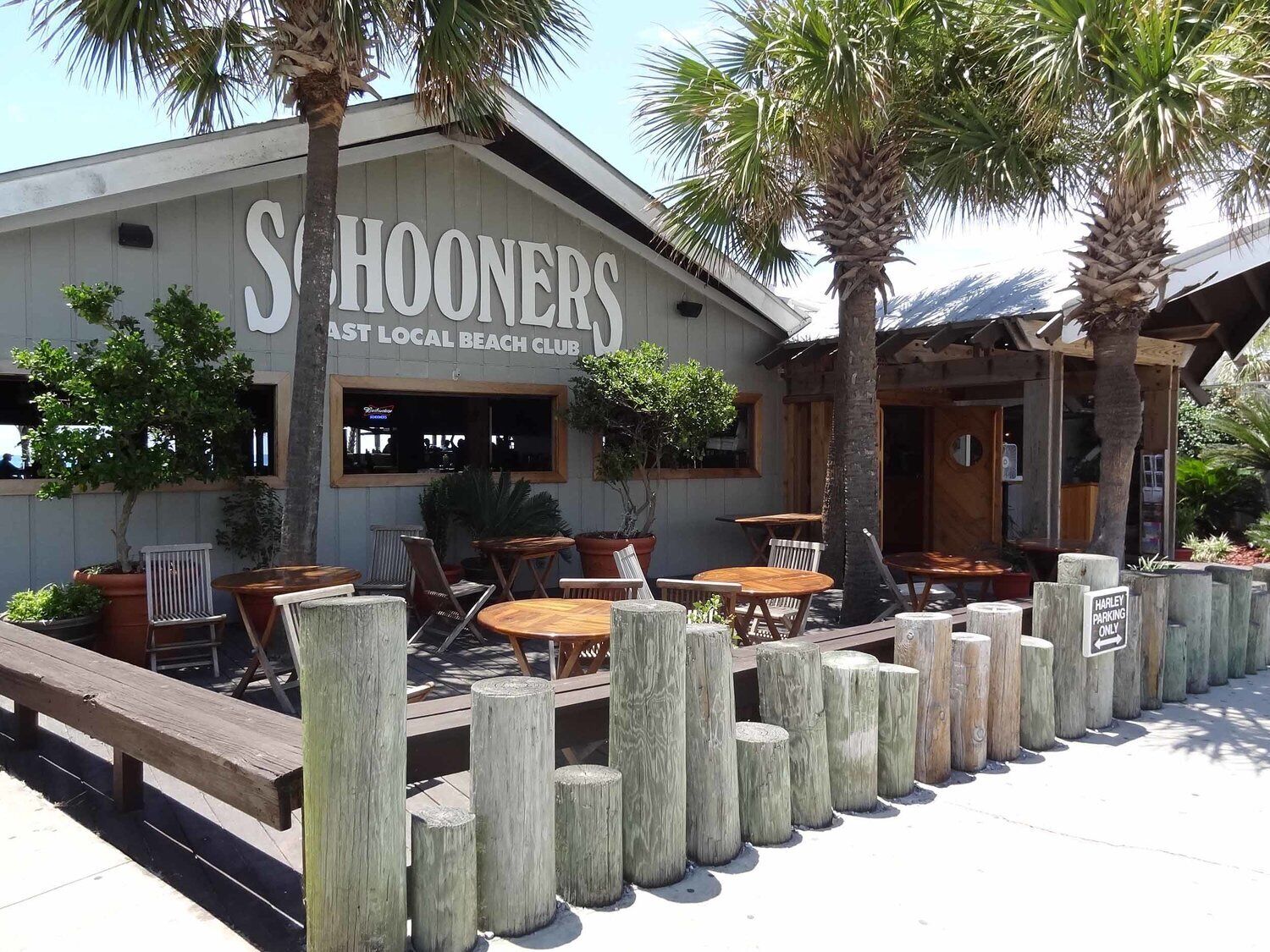 Dinning right next door to our condo