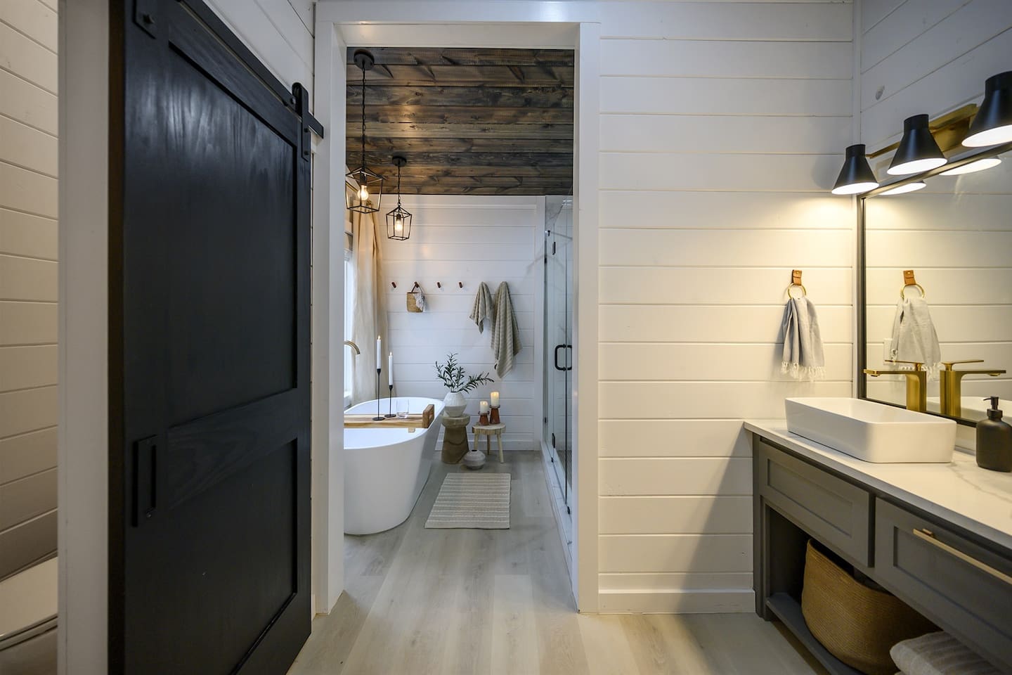 Experience pure luxury in our stunning master ensuite. From the elegant fixtures to the spacious layout, every detail is designed for your comfort and indulgence.