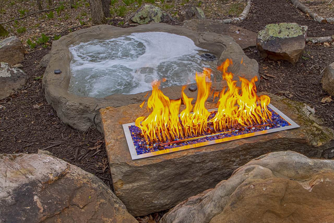 Fire Boulder at The Dog Wood