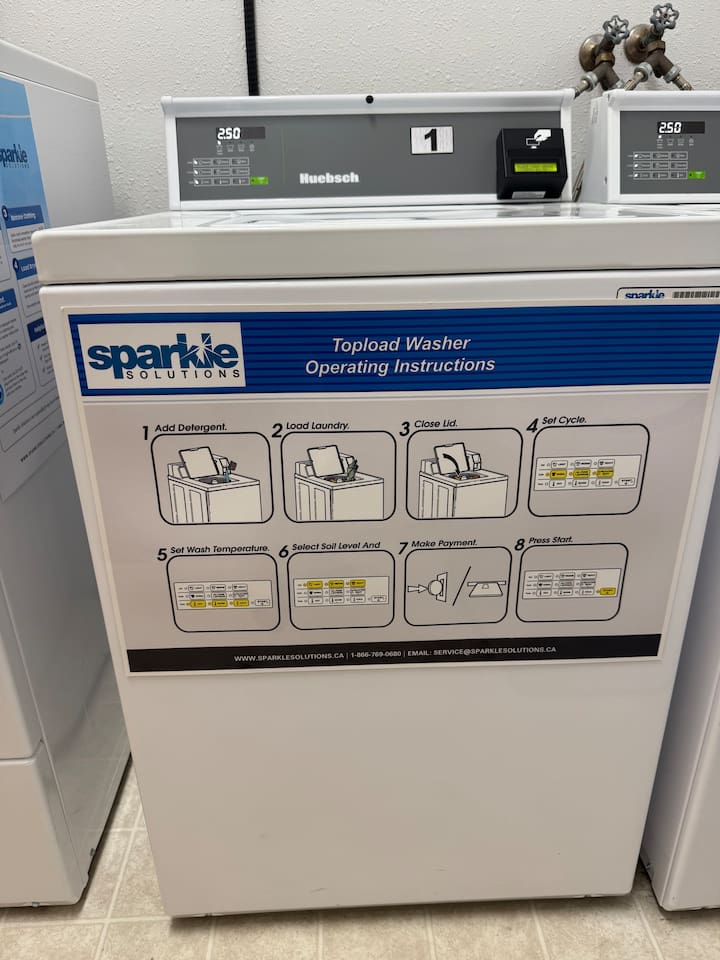 I find these washing machines hold a lot. It takes 37 minutes to complete a cycle.