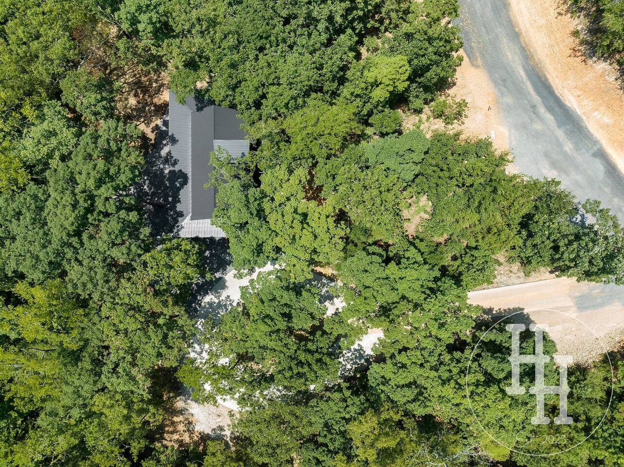 Road leading to Heavenly Hollow is maintained gravel and mountainous terrain. Look for our HH sign at the entrance of the paved driveway.
