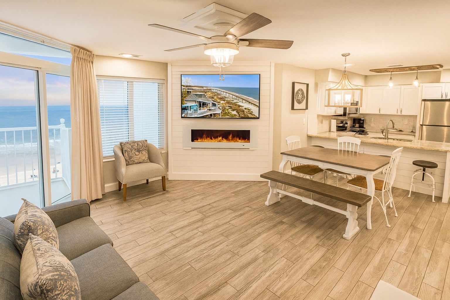 Living Room and Kitchen