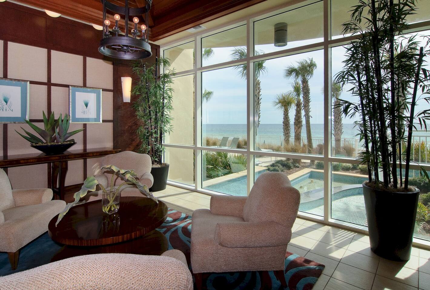 Even the Lobby at the AQUA RESORT is Luxurious!