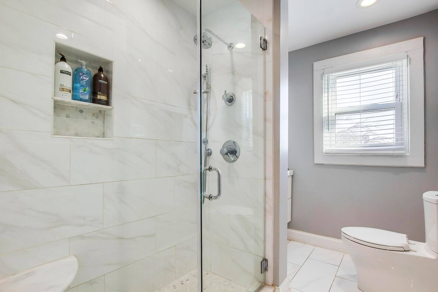 Full bathroom with shower